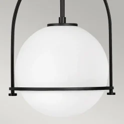 Elstead Hängeleuchte Metall Glas E27 rund Ø 28,9 cm Vintage< Hängelampen|Bürolampen