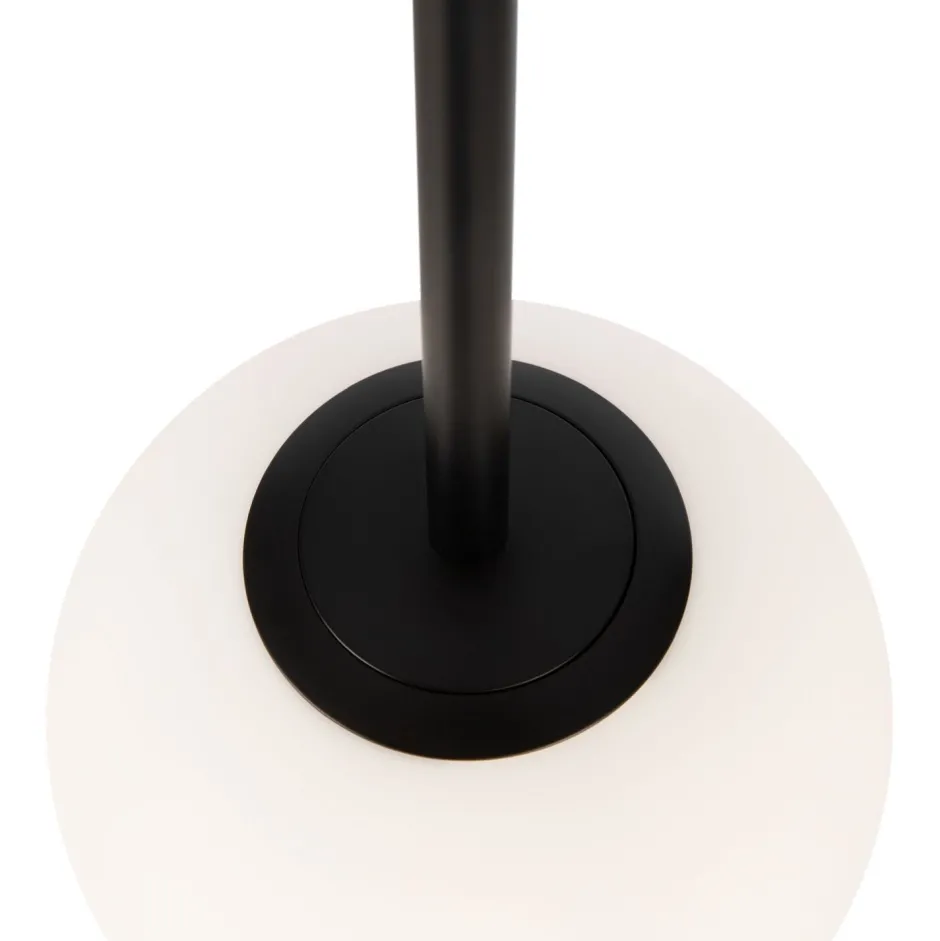 Hängelampen|Esszimmer Lampen*Maytoni Hängeleuchte Metall Glas E14 Ø 15 cm rund Schwarz Weiß