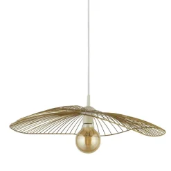 Searchlight Hängeleuchte Metall in Gold E27 Ø 53 cm höhenverstellbar< Hängelampen|Esszimmer Lampen