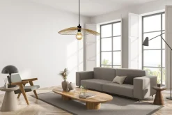 Searchlight Hängeleuchte Metall in Gold E27 Ø 53 cm höhenverstellbar< Hängelampen|Esszimmer Lampen