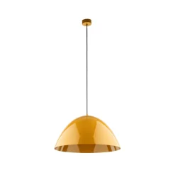 Hängelampen|Esszimmer Lampen*TK Lighting Hängeleuchte Metall rund Ø 50 cm H: max. 170 cm E27 Gelb