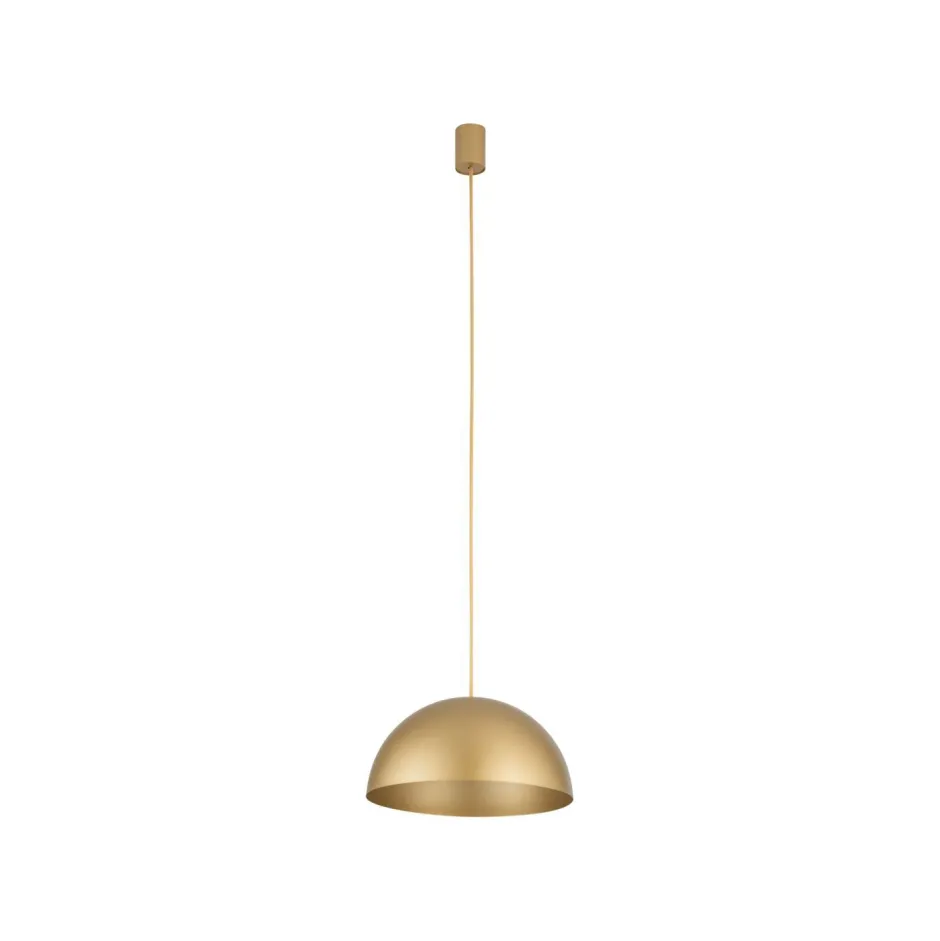 Wohnzimmerlampen|Metall Lampen*Nowodvorski Hängeleuchte Metall rund Ø 33 cm GX53 in Gold matt