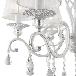 Hängelampen|Esszimmer Lampen*Maytoni Hängeleuchte Metall Stoff 63 cm breit H: max. 116 cm