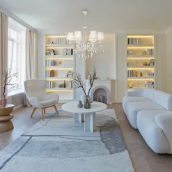 Hängelampen|Esszimmer Lampen*Maytoni Hängeleuchte Metall Stoff 63 cm breit H: max. 116 cm