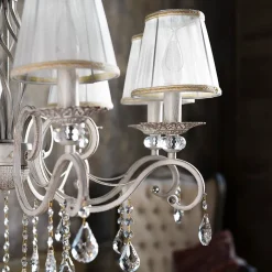 Maytoni Hängeleuchte Metall Stoff 72 cm breit H: max. 119 cm< Hängelampen|Esszimmer Lampen