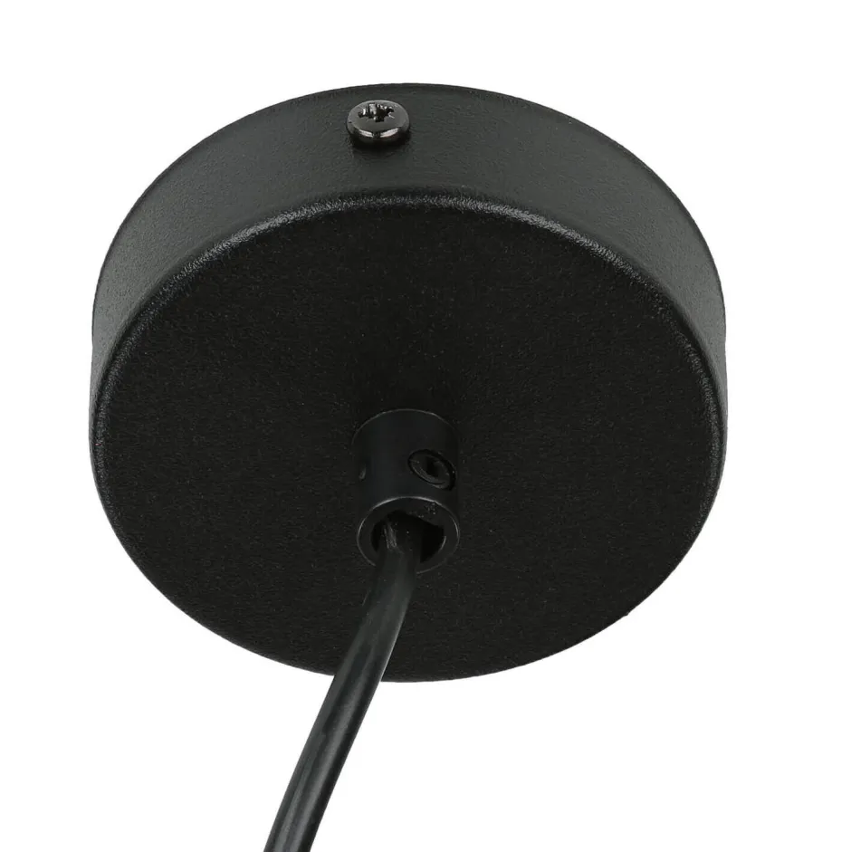 Moderne Lampen|Esszimmer Lampen*Luminex Hängeleuchte Metall Zylinder Schwarz Gold Modern GU10