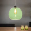 Sollux Hängeleuchte mit Glasschirm Grün< Hängelampen|Esszimmer Lampen