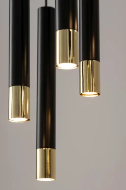 Sigma Hängeleuchte Modern Esstisch Metall Schwarz Gold< Moderne Lampen|Wohnzimmerlampen