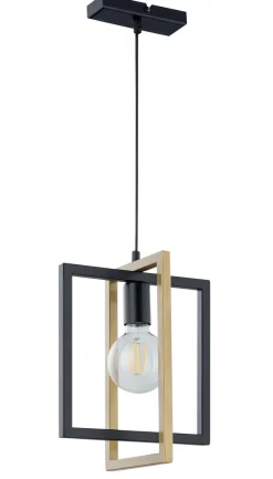 Sigma Hängeleuchte Modern Metall Schwarz Gold E27 bis 0,8 m< Hängelampen|Moderne Lampen