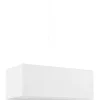 Hängelampen|Esszimmer Lampen*Sollux Hängeleuchte Modern Weiß eckig B: 80 cm 3x E27