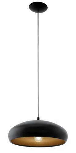 Eglo Hängeleuchte Mogano 1 Schwarz Ø40cm< Hängelampen|Esszimmer Lampen