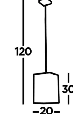 Searchlight Hängeleuchte Natur Schwarz eckig E27 Holz Bambus< Hängelampen|Esszimmer Lampen