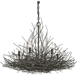 Elstead Hängeleuchte NELL Bronze kürzbar Nest Design Lampe< Moderne Lampen|Designerlampen