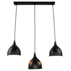 Luminex Hängeleuchte NOAK in Schwarz 3-flmg< Hängelampen|Esszimmer Lampen