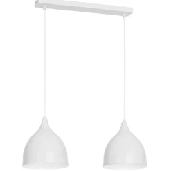 Hängelampen|Esszimmer Lampen*Luminex Hängeleuchte NOAK YOUNG in Grau 2-flmg