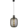 Hängelampen|Wohnzimmerlampen*Searchlight Hängeleuchte Rauchglas E27 D: 30 cm H: max. 120 cm Grau