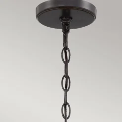 Elstead Hängeleuchte rund Ø 46,5 cm H: max. 251,4 cm Seil Schirm< Hängelampen|Wohnzimmerlampen