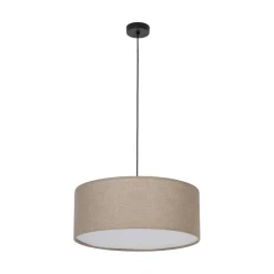 Hängelampen|Esszimmer Lampen*TK Lighting Hängeleuchte rund Ø 50 cm H: max. 110 cm Jute 3x E27 Modern