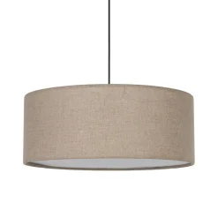 Hängelampen|Esszimmer Lampen*TK Lighting Hängeleuchte rund Ø 50 cm H: max. 110 cm Jute 3x E27 Modern