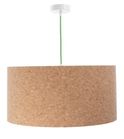 BPS Koncept Hängeleuchte rund Kork Ø 50 cm E27 Modern Wohnzimmer< Moderne Lampen|Wohnzimmerlampen