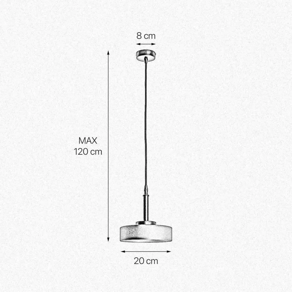 Feuchtraumleuchten|Küchenlampen*Giovanni Battista Hängeleuchte rund Schwarz matt Gold E27 D: 20 cm