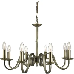 Searchlight Hängeleuchte rustikal 8-flmg.< Rustikale Lampen|Kronleuchter