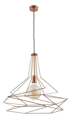 Jupiter Hängeleuchte SALVIA Draht Schirm in Kupfer Lampe< Hängelampen|Moderne Lampen