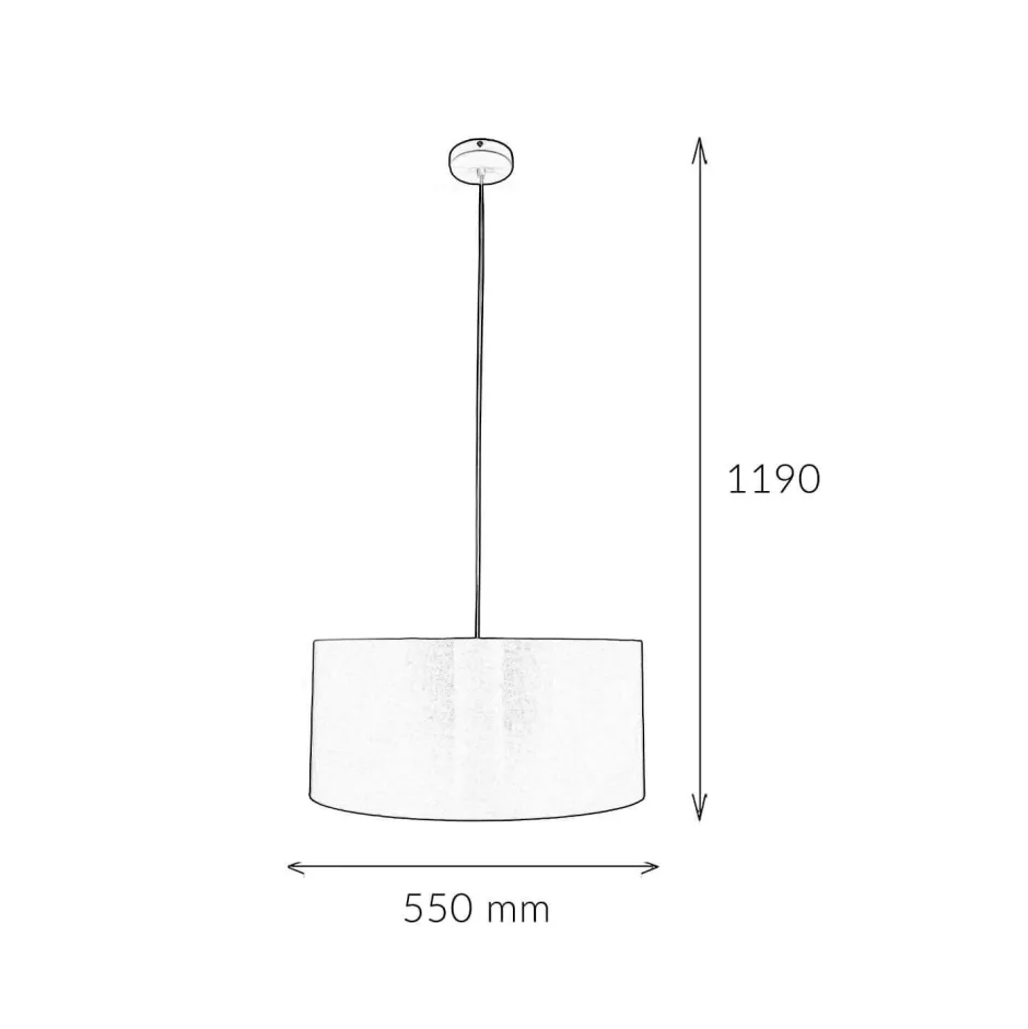 Hängelampen|Esszimmer Lampen*Easylight Hängeleuchte Schirm Creme Gold Retro rund Esstisch