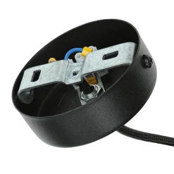 Sigma Hängeleuchte Schwarz breiter Schirm Retro< Hängelampen|Esszimmer Lampen