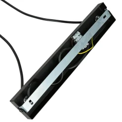 Stofflampen|Moderne Lampen*TK Lighting Hängeleuchte Schwarz Gold verstellbar Metall Stoff E27