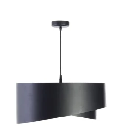 Hängelampen|Bürolampen*BPS Koncept Hängeleuchte Schwarz Kupfer Ø 50 cm Latex E27 rund