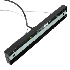 Wohnzimmerlampen|Esszimmer Lampen*Luminex Hängeleuchte Schwarz Modern 3-flammig Mesh Metall E27