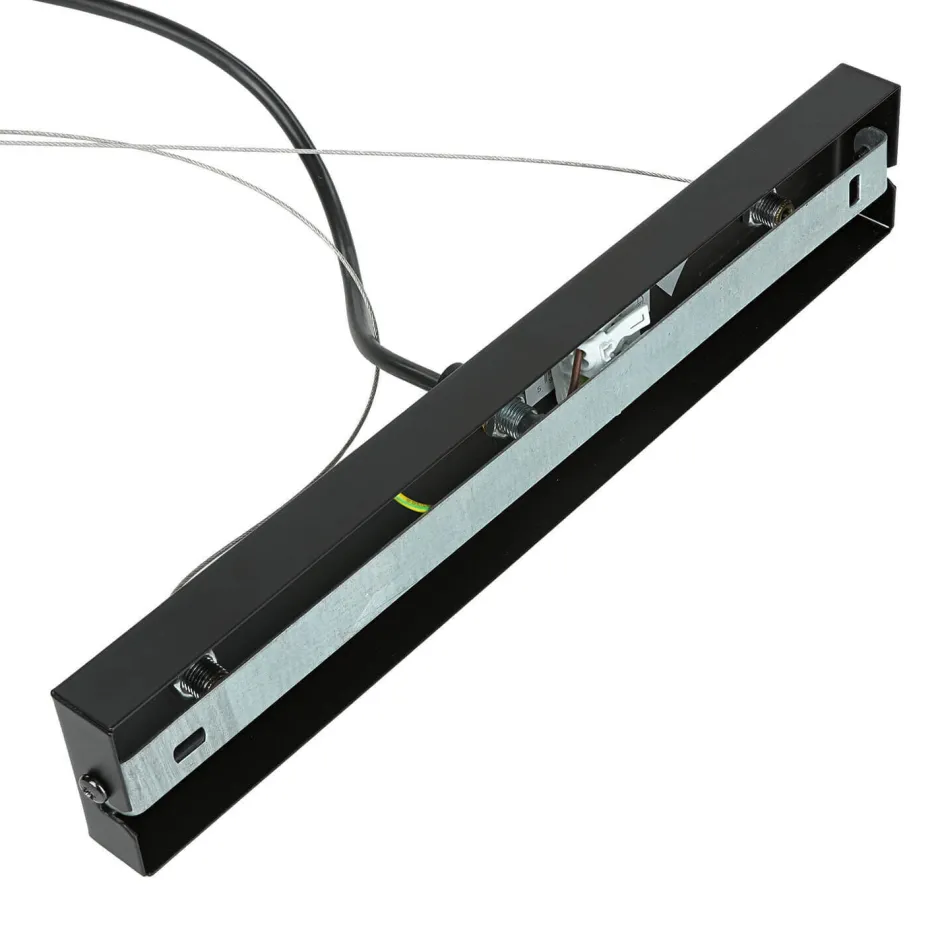 Wohnzimmerlampen|Esszimmer Lampen*Luminex Hängeleuchte Schwarz Modern 3-flammig Mesh Metall E27