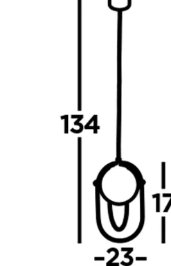 Searchlight Hängeleuchte Schwarz Weiß E27 Glas Metall Modern TRISTAN< Hängelampen|Wohnzimmerlampen