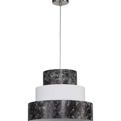 Moderne Lampen|Küchenlampen*WOFI Hängeleuchte Schwarz Weiß Modern Esszimmer LEEN