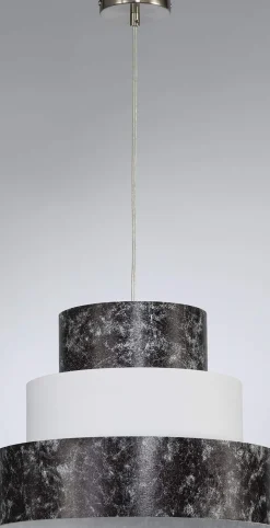 Moderne Lampen|Küchenlampen*WOFI Hängeleuchte Schwarz Weiß Modern Esszimmer LEEN