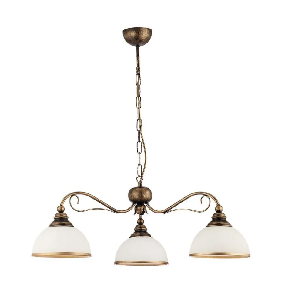 Jupiter Hängeleuchte Shabby Braun DELMARE Esstisch Lampe< Hängelampen|Jugendstil Lampen