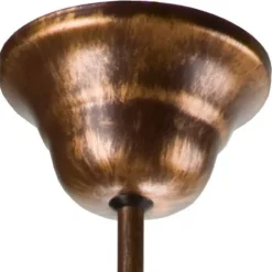 Lamkur Hängeleuchte Shabby Braun antik Metall 5-flammig< Hängelampen|Esszimmer Lampen