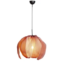 Hängelampen|Esszimmer Lampen*By Rydéns Hängeleuchte Stoff 80 cm breit H: max. 120 cm biegsam Rosa