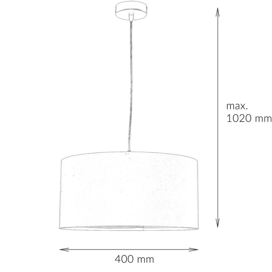 BPS Koncept Hängeleuchte Stoff Ø40cm Rot Gold Retro Esstisch< Hängelampen|Esszimmer Lampen