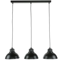 Luminex Hängeleuchte SVEN in Schwarz 3-flmg< Industrie Lampen|Esszimmer Lampen