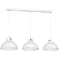 Hängelampen|Esszimmer Lampen*Luminex Hängeleuchte SVEN in Weiß 3-flmg