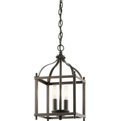 Hängelampen|Rustikale Lampen*Elstead Hängeleuchte THOREN Bronze kürzbar Lampe Esstisch