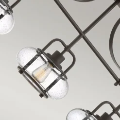 Hängelampen|Bürolampen*Elstead Hängeleuchte Vintage B: 96,5 cm höhenverstellbar in Bronze