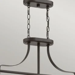 Hängelampen|Bürolampen*Elstead Hängeleuchte Vintage B: 96,5 cm höhenverstellbar in Bronze