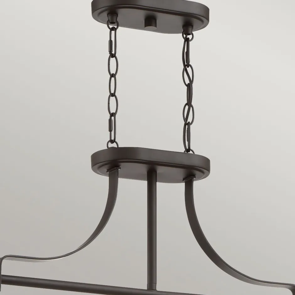 Hängelampen|Bürolampen*Elstead Hängeleuchte Vintage B: 96,5 cm höhenverstellbar in Bronze