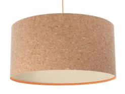 BPS Koncept Hängeleuchte Wohnzimmer E27 Ø 40 cm Kork Modern Boho< Hängelampen|Moderne Lampen