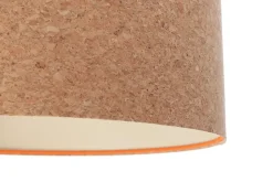 BPS Koncept Hängeleuchte Wohnzimmer E27 Ø 40 cm Kork Modern Boho< Hängelampen|Moderne Lampen