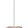 ALDEX Holz Pendelleuchte in Natur wohnlich E27 rund Ø40 cm< Hängelampen|Bürolampen