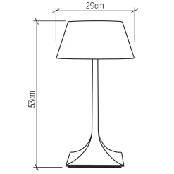 Elstead Holz Tischlampe Modern Holz 53 cm Teak Furnier E27< Wohnzimmerlampen|Schlafzimmer Lampen